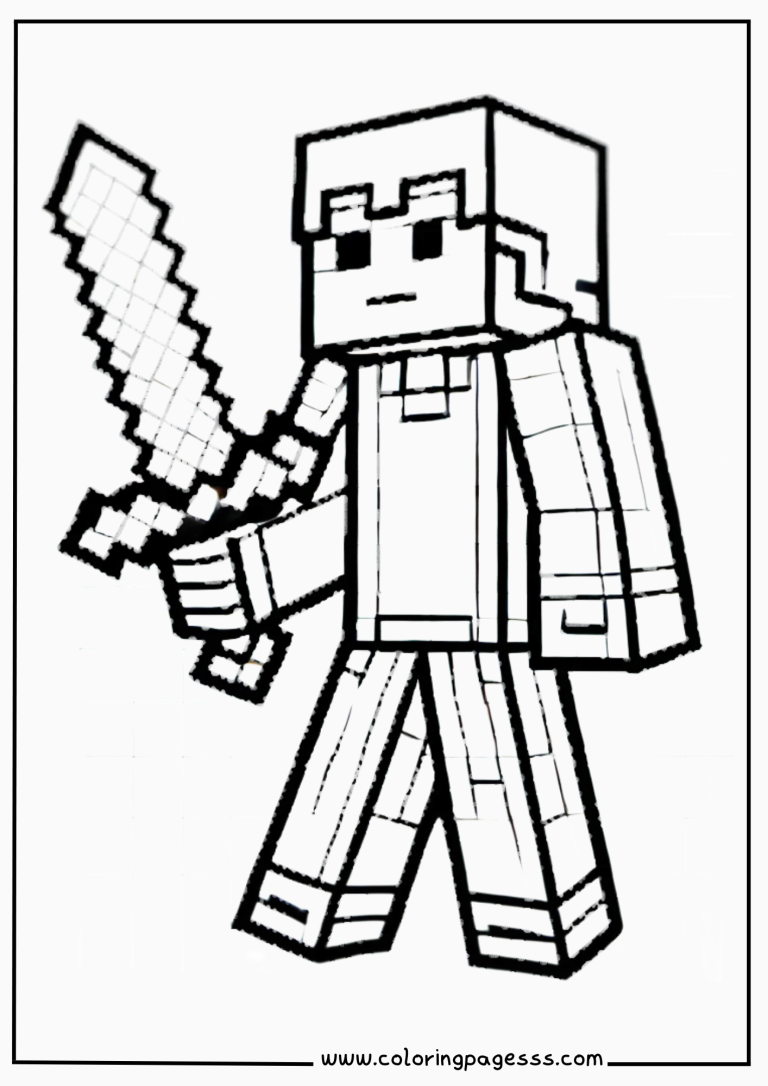 Minecraft Coloring Pages