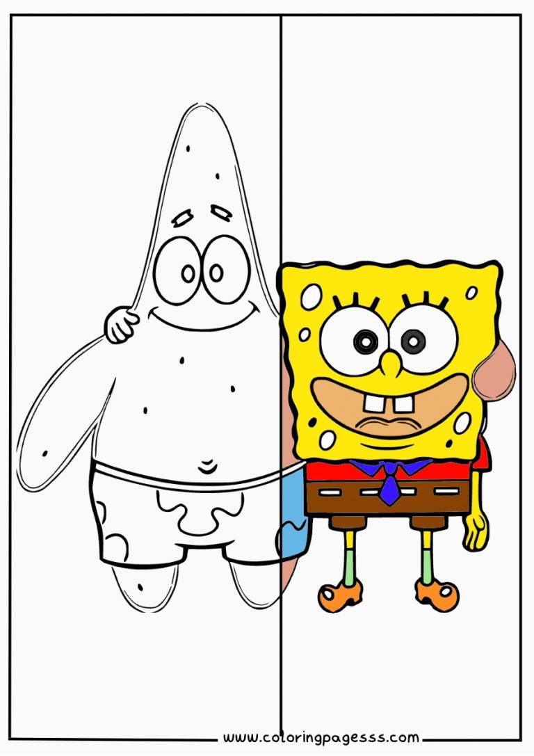 printable spongebob coloring pages
