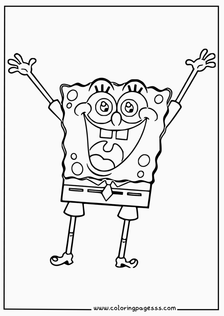 printable spongebob coloring pages