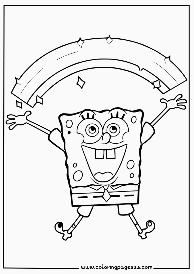 printable spongebob coloring pages