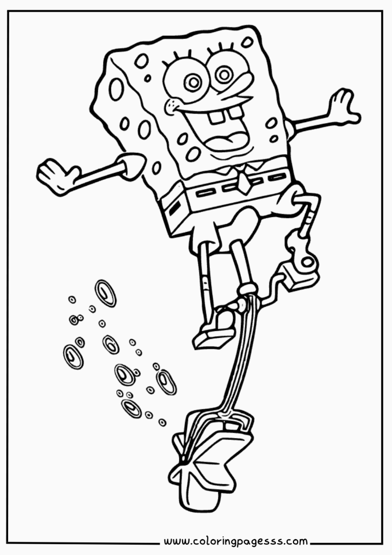 printable spongebob coloring pages