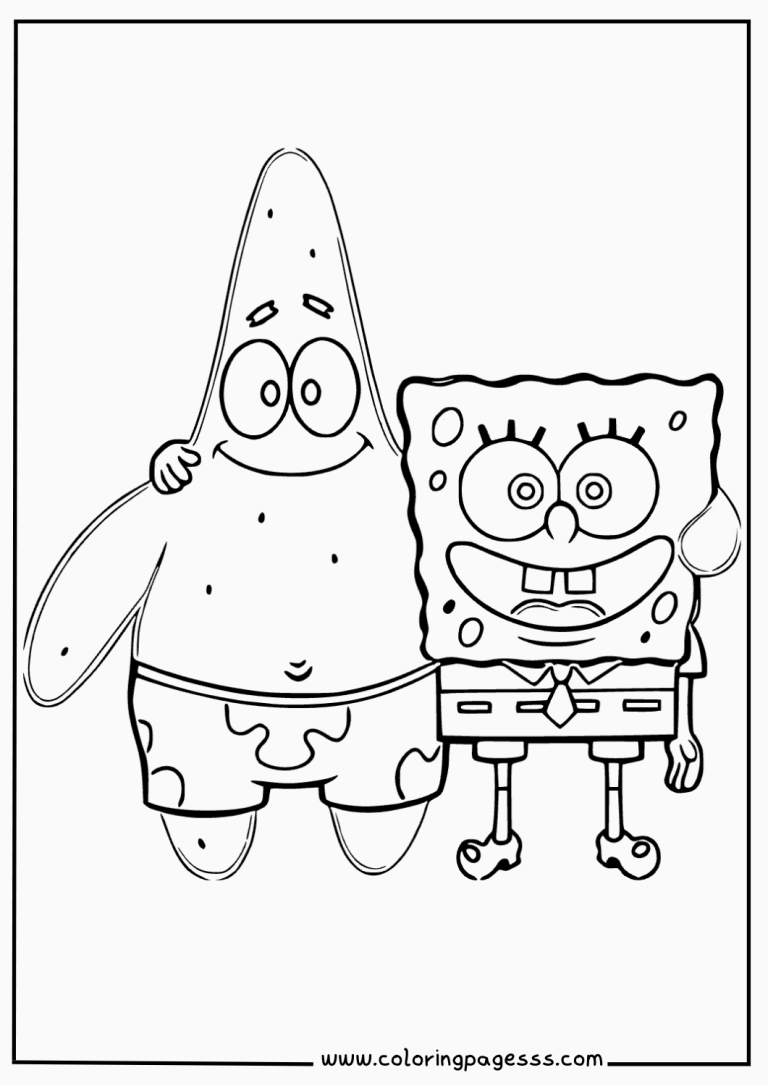 printable spongebob coloring pages